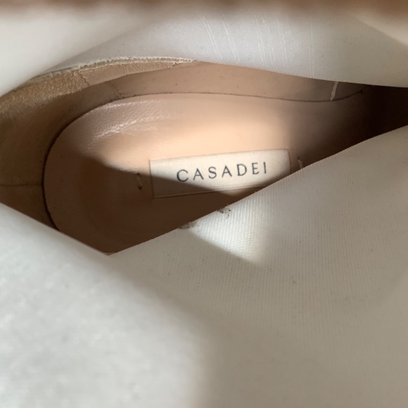 Casadei ankle beige booties 38.5 - Picture 16 of 16